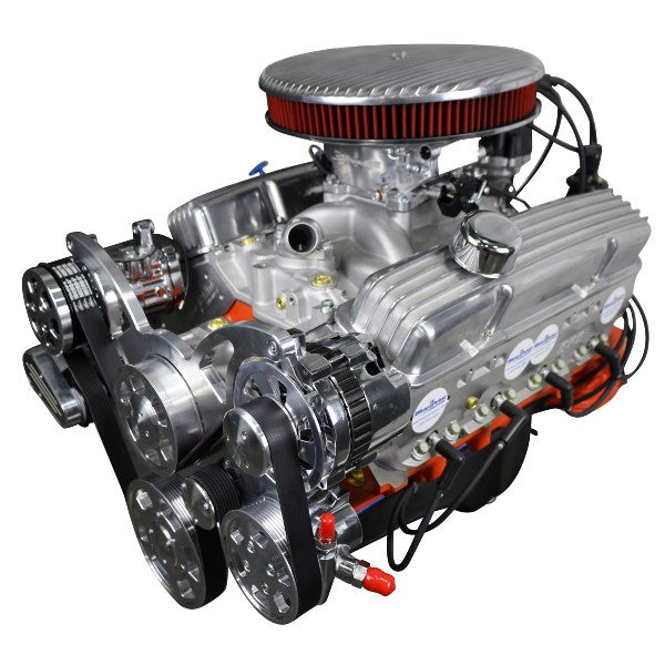 New BluePrint Small Block GM 383 c.i. drop in ready Crate Engine - dressed longblock w/ carb - BP38318CTFKV